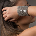 SG Liquid Metal B104-AS Antique Silver Bracelet by Sergio Gutierrez
