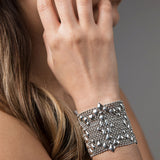 SG Liquid Metal B106-AS Antique Silver Bracelet by Sergio Gutierrez