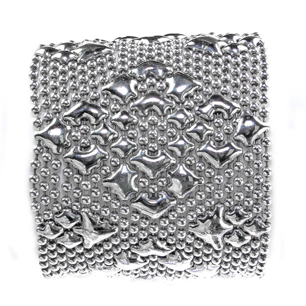 SG Liquid Metal B107-AS Antique Silver Bracelet by Sergio Gutierrez