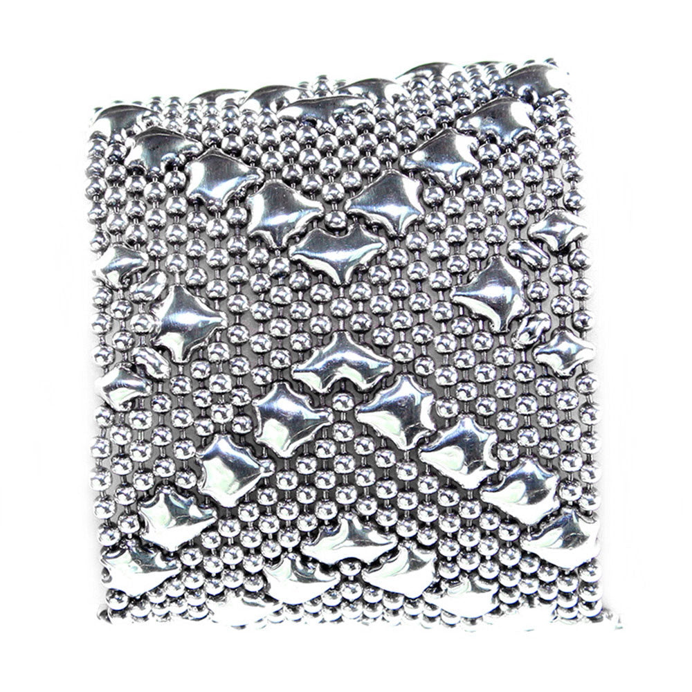 SG Liquid Metal B108-AS Antique Silver Bracelet by Sergio Gutierrez