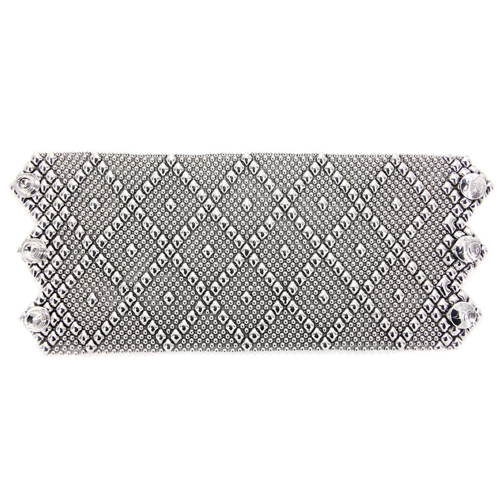 SG Liquid Metal B11-AS Antique Silver Bracelet by Sergio Gutierrez