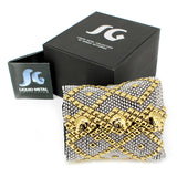 SG Liquid Metal B11 - SS / Gold Titanium (Stainless Steel Bracelet) by Sergio Gutierrez