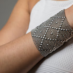 SG Liquid Metal B11-AS Antique Silver Bracelet by Sergio Gutierrez