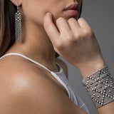 SG Liquid Metal B26-N Chrome Finish Bracelet by Sergio Gutierrez
