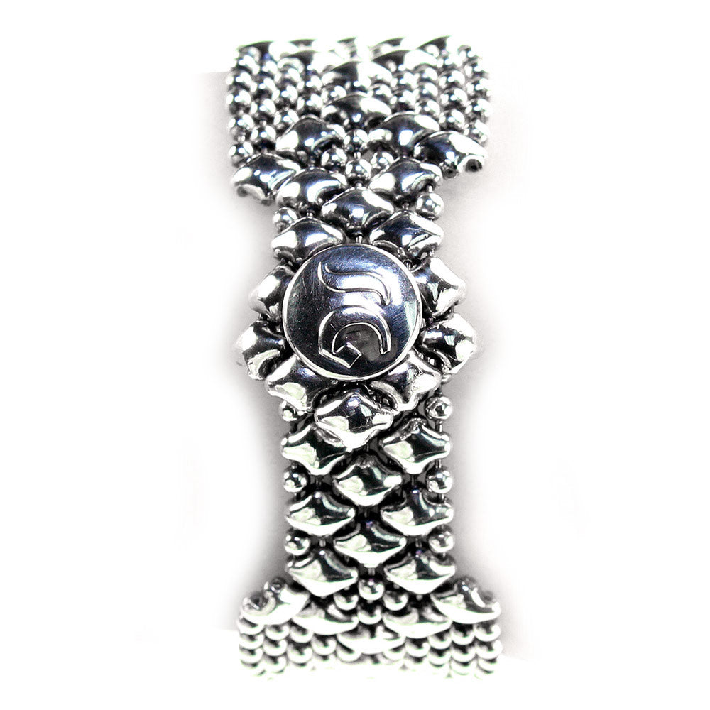 SG Liquid Metal Bracelet by Sergio Gutierrez B4-AS Antique Silver Bracelet