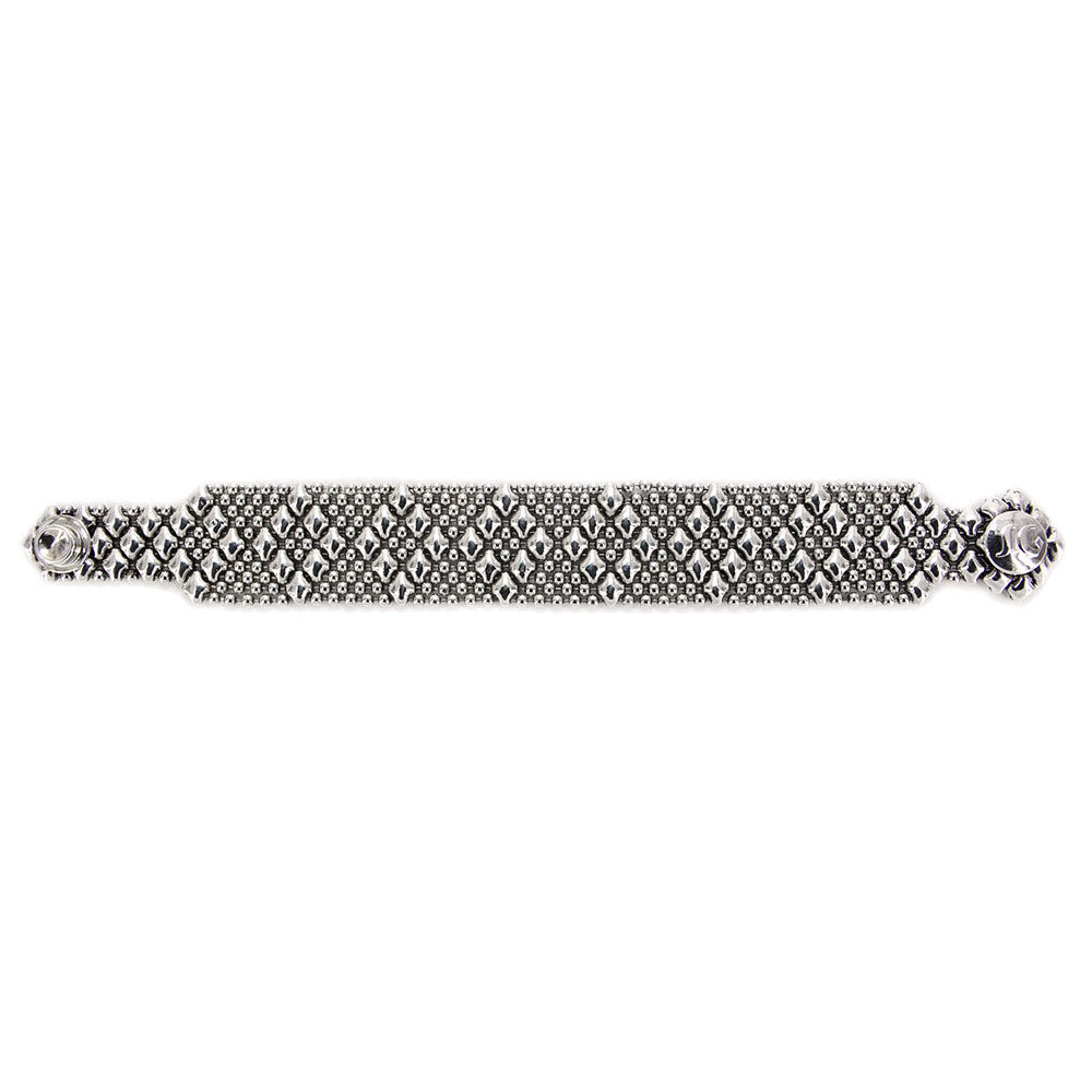 SG Liquid Metal Bracelet by Sergio Gutierrez B4-AS Antique Silver Bracelet