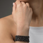 SG Liquid Metal Bracelet by Sergio Gutierrez B4-BLK Black Chrome Finish Bracelet