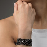 SG Liquid Metal Bracelet by Sergio Gutierrez B4-BLK Black Chrome Finish Bracelet