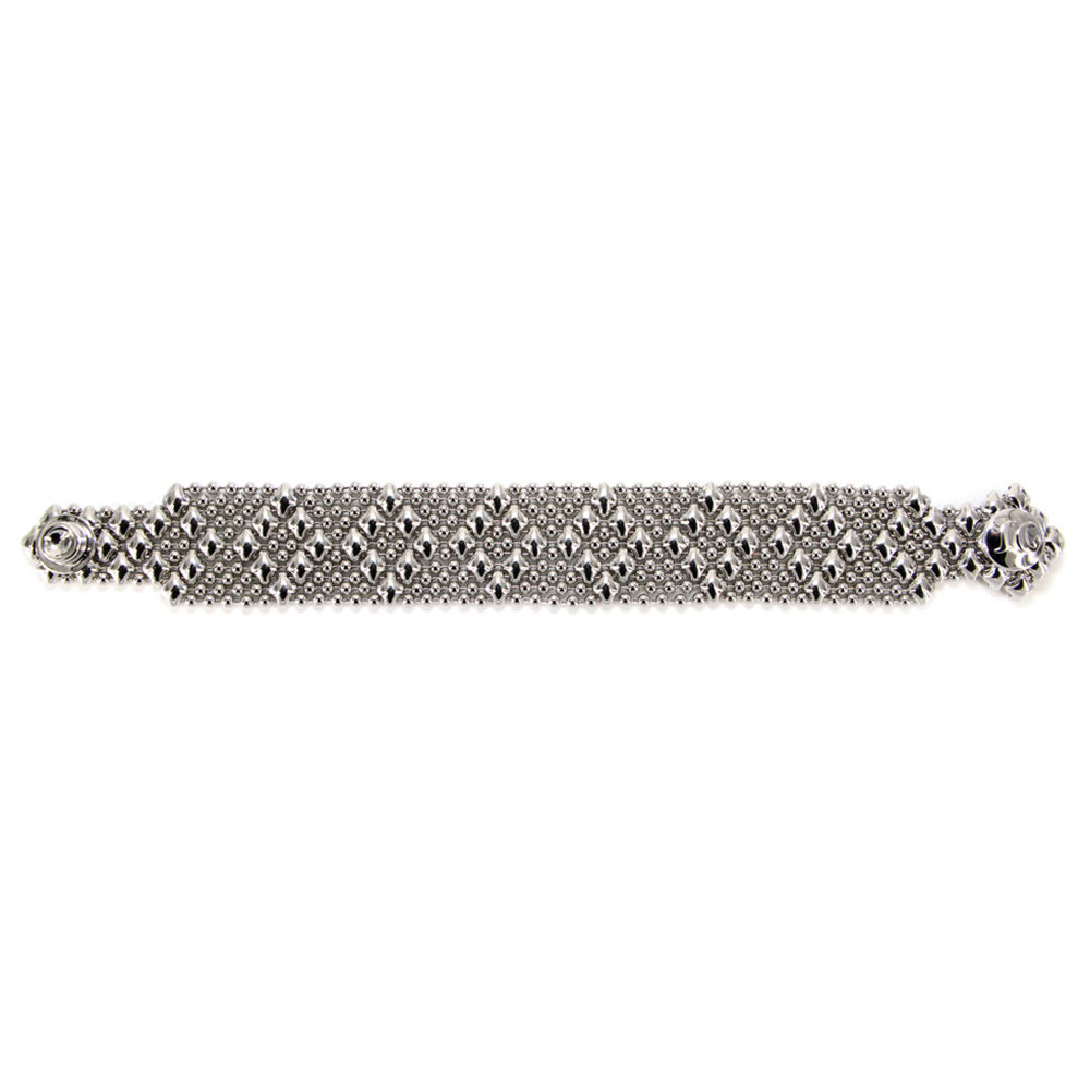 SG Liquid Metal Bracelet by Sergio Gutierrez B4-N Chrome Finish Bracelet