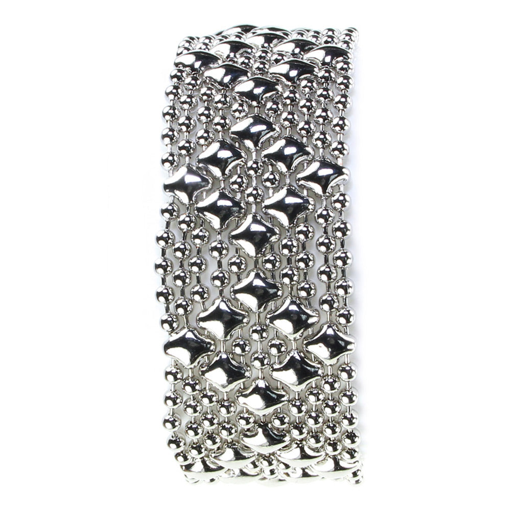 SG Liquid Metal Bracelet by Sergio Gutierrez B4-N Chrome Finish Bracelet
