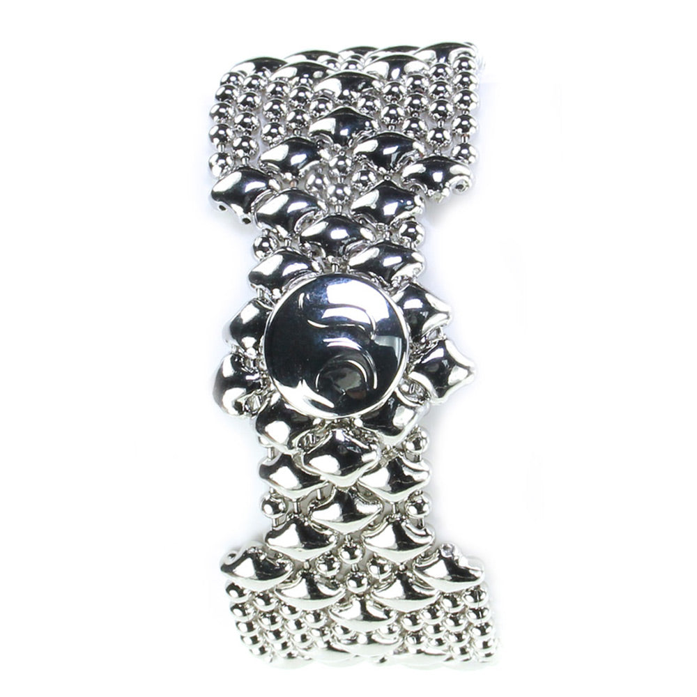 SG Liquid Metal Bracelet by Sergio Gutierrez B4-N Chrome Finish Bracelet
