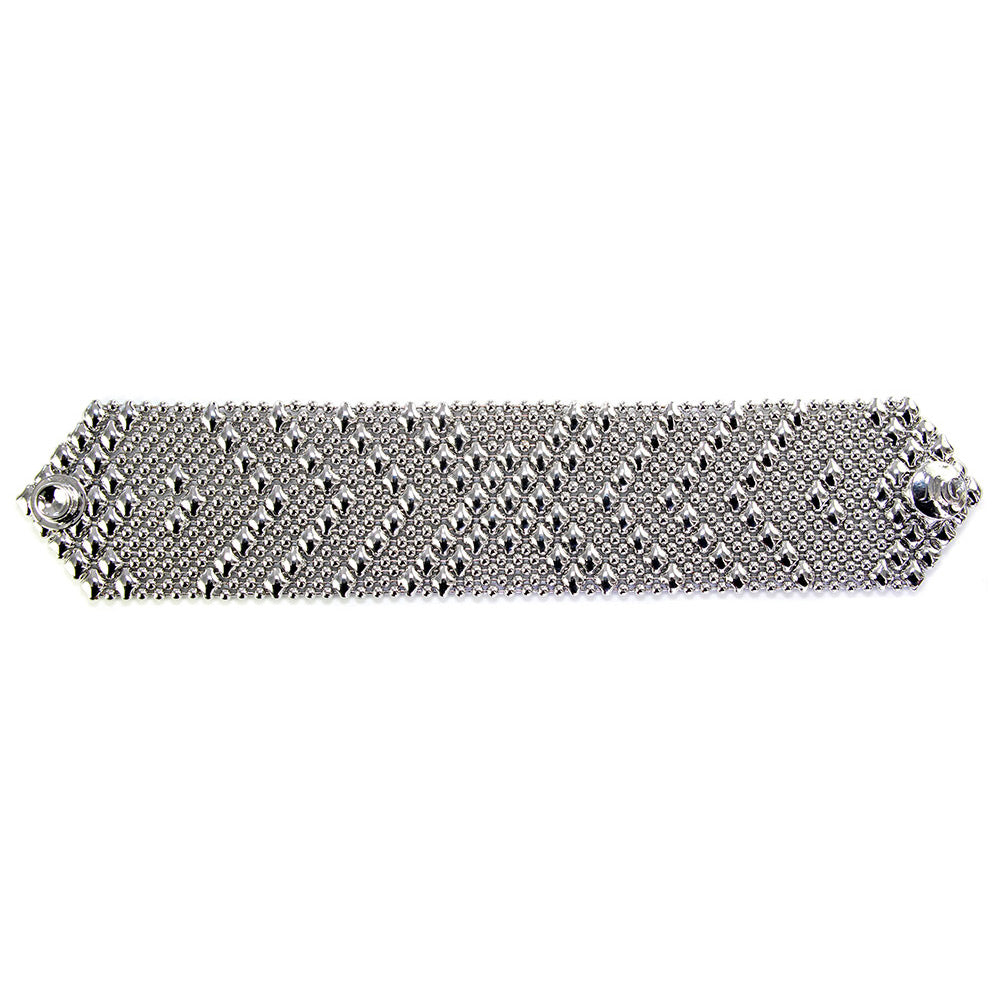 SG Liquid Metal Bracelet by Sergio Gutierrez B44-N Chrome Finish Bracelet
