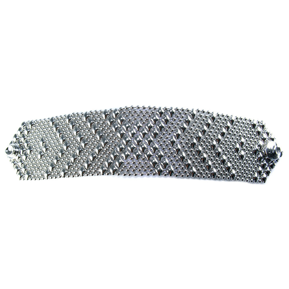 SG Liquid Metal Bracelet by Sergio Gutierrez B44-N Chrome Finish Bracelet