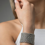 SG Liquid Metal Bracelet by Sergio Gutierrez B44-AS Antique Silver Bracelet