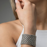 SG Liquid Metal Bracelet by Sergio Gutierrez B44-AS Antique Silver Bracelet