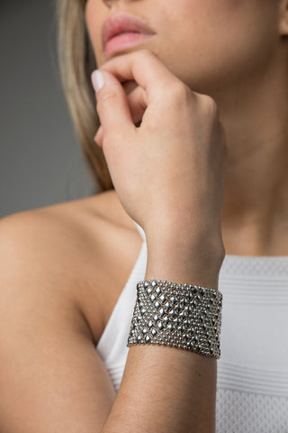 Swarovski Crystalline Aura Silver Tone Bracelet Watch | Dillard's