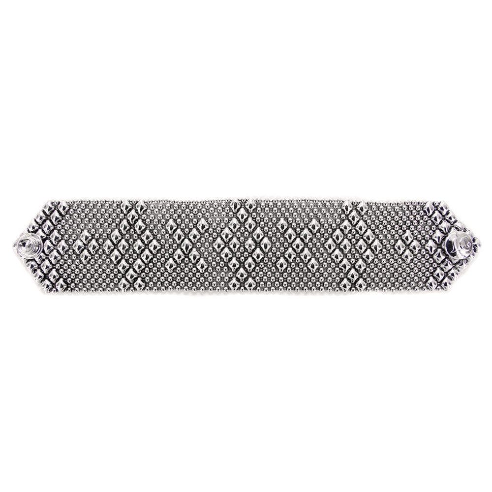 SG Liquid Metal Bracelet by Sergio Gutierrez B45-AS Antique Silver Bracelet