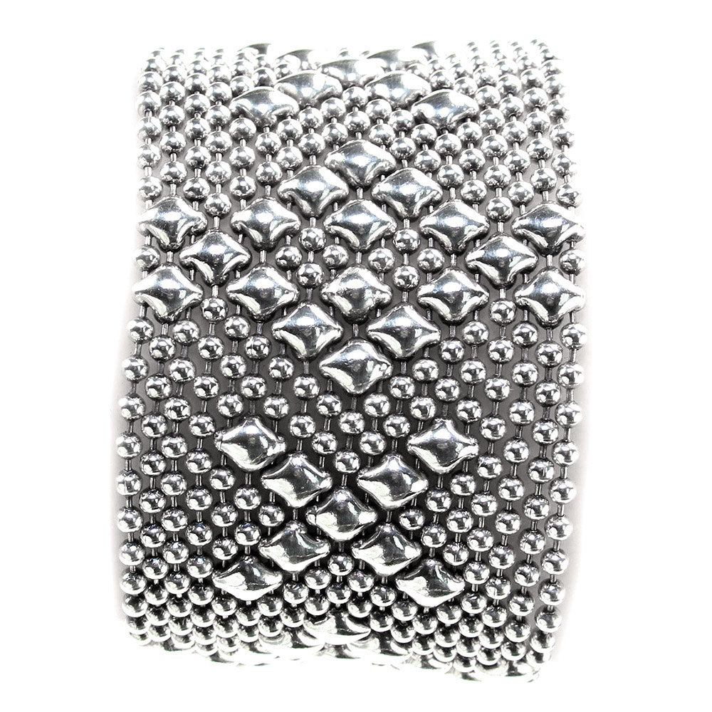 SG Liquid Metal Bracelet by Sergio Gutierrez B45-AS Antique Silver Bracelet