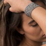 SG Liquid Metal Bracelet by Sergio Gutierrez B45-N Chrome Finish Bracelet