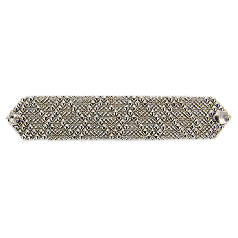 SG Liquid Metal Bracelet by Sergio Gutierrez B46-N Chrome Finish Bracelet