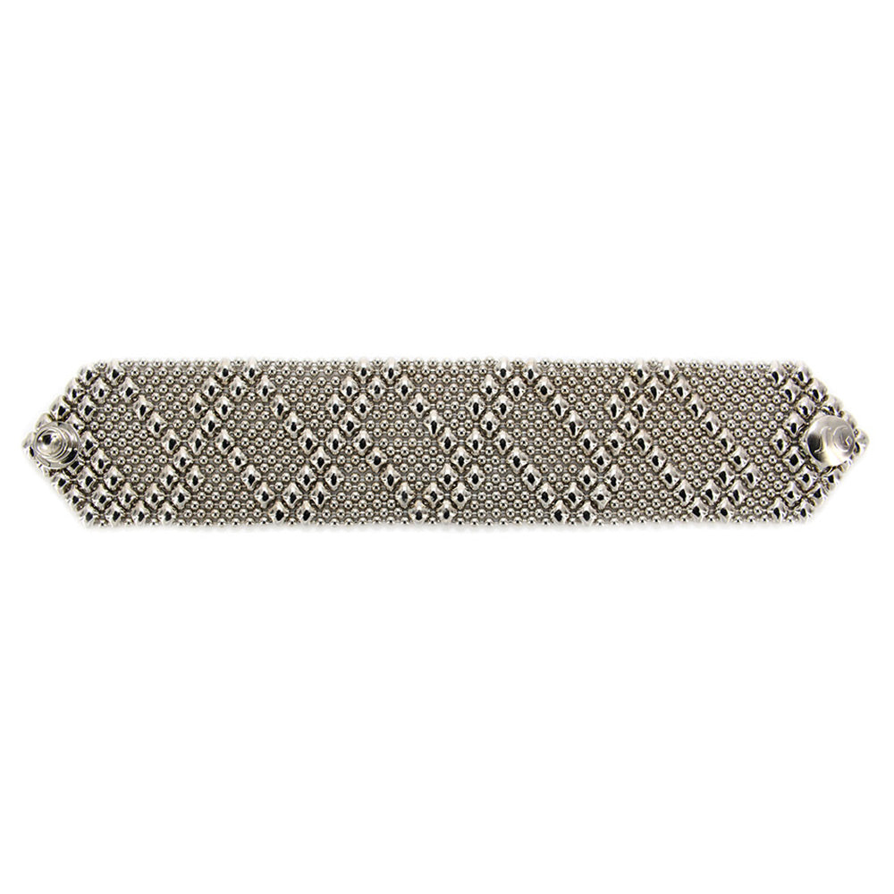 SG Liquid Metal Bracelet by Sergio Gutierrez B46-N Chrome Finish Bracelet