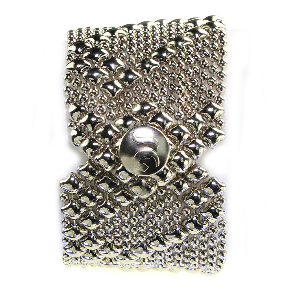 SG Liquid Metal Bracelet by Sergio Gutierrez B46-N Chrome Finish Bracelet