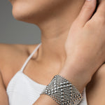 SG Liquid Metal Bracelet by Sergio Gutierrez B46-N Chrome Finish Bracelet