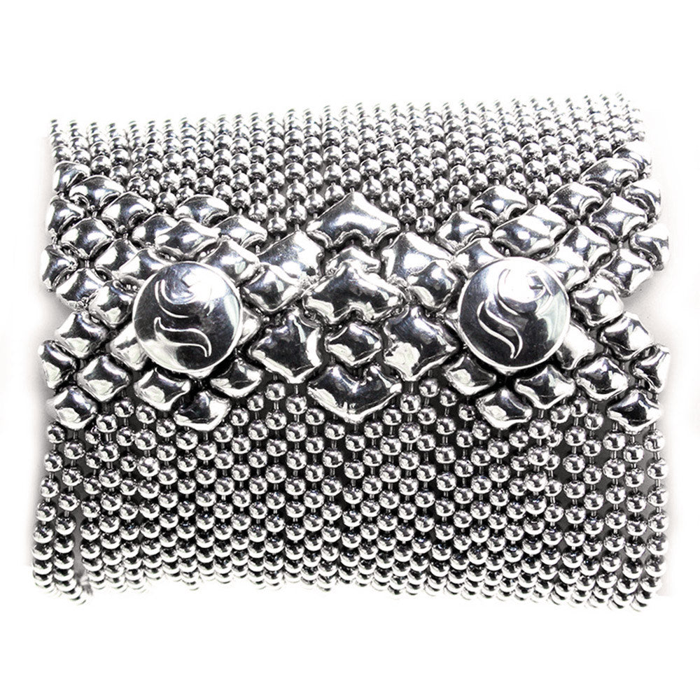 SG Liquid Metal Bracelet by Sergio Gutierrez B50-AS Antique Silver Bracelet