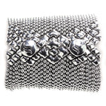 SG Liquid Metal Bracelet by Sergio Gutierrez B50-AS Antique Silver Bracelet