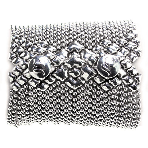 SG Liquid Metal Bracelet by Sergio Gutierrez B50-AS Antique Silver Bracelet