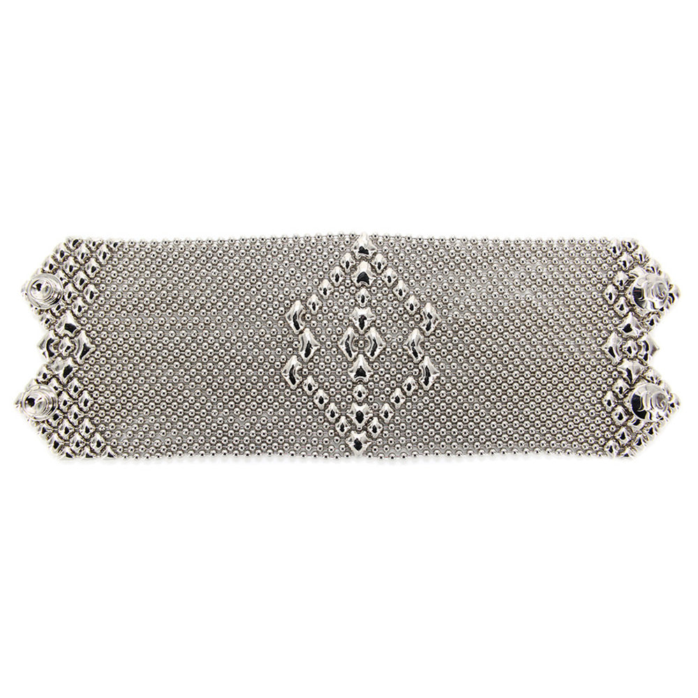 SG Liquid Metal Bracelet by Sergio Gutierrez B50-N Chrome Finish Bracelet