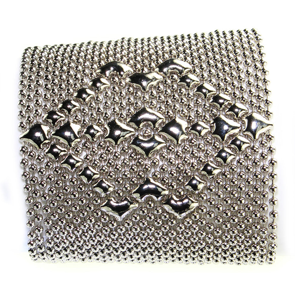 SG Liquid Metal Bracelet by Sergio Gutierrez B50-N Chrome Finish Bracelet
