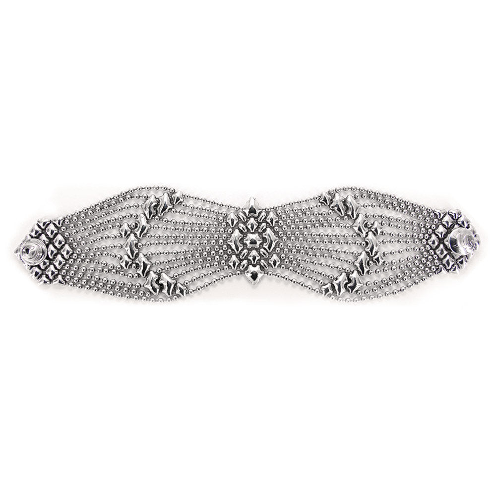 SG Liquid Metal Bracelet by Sergio Gutierrez B77-AS Antique Silver Bracelet