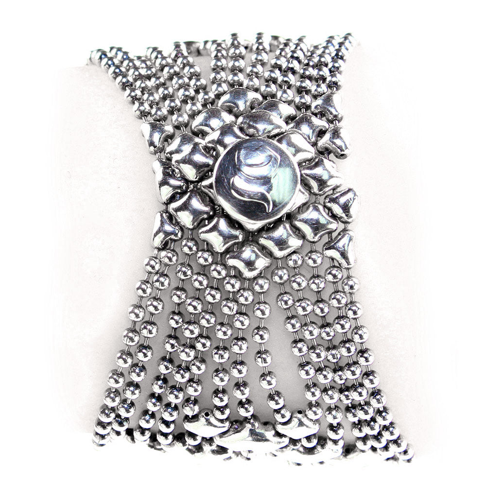 SG Liquid Metal Bracelet by Sergio Gutierrez B77-AS Antique Silver Bracelet