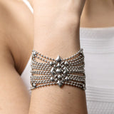 B77-N Chrome Finish Bracelet by Sergio Gutierrez