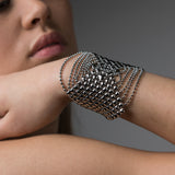 SG Liquid Metal B78-AS Antique Silver Bracelet by Sergio Gutierrez