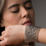 SG Liquid Metal B78-N Chrome Finish Bracelet by Sergio Gutierrez