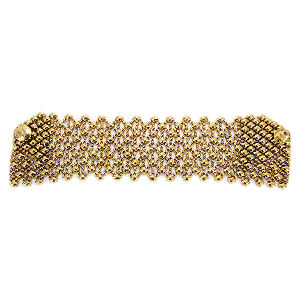 SG Liquid Metal Bracelet by Sergio Gutierrez B79-AG Antique Gold 24K Bracelet