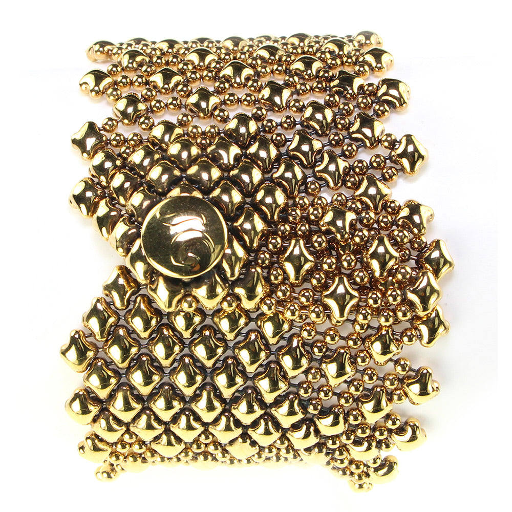 SG Liquid Metal Bracelet by Sergio Gutierrez B79-AG Antique Gold 24K Bracelet