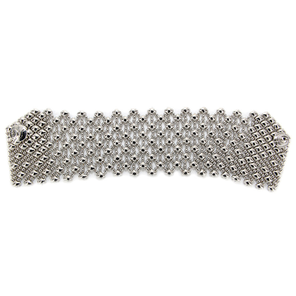 SG Liquid Metal Bracelet by Sergio Gutierrez B79-N Chrome Finish Bracelet