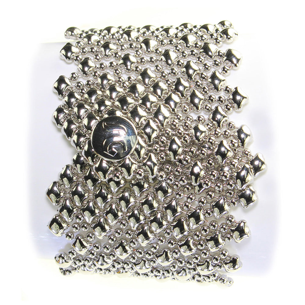 SG Liquid Metal Bracelet by Sergio Gutierrez B79-N Chrome Finish Bracelet