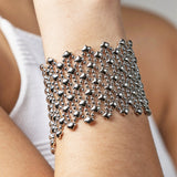 B79-N Chrome Finish Bracelet by Sergio Gutierrez