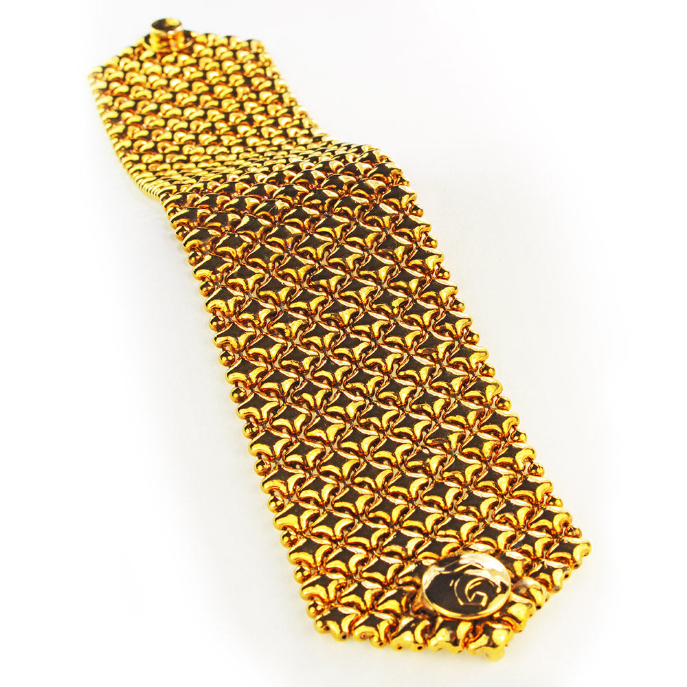SG Liquid Metal B8 – AG Antique Gold Finish Bracelet by Sergio Gutierrez