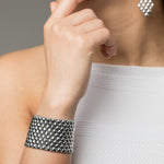 SG Liquid Metal Bracelet by Sergio Gutierrez B8-AS Antique Silver Bracelet