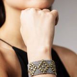 SG Liquid Metal B9 - SS / Gold Titanium (Stainless Steel Bracelet) by Sergio Gutierrez