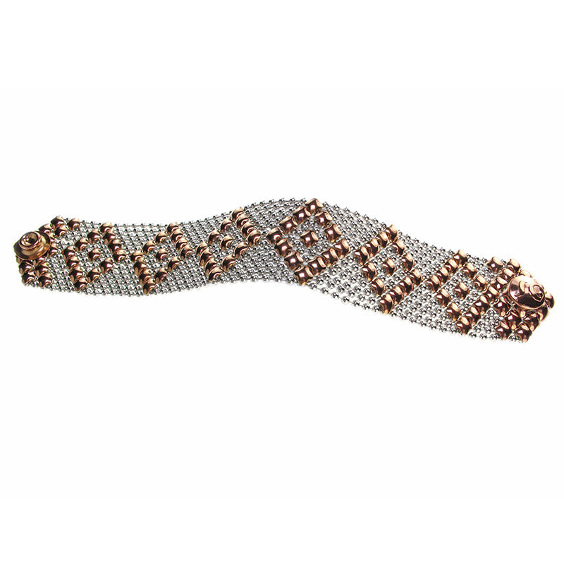 SG Liquid Metal Bracelet by Sergio Gutierrez B9 - SS / Rose Titanium (Stainless Steel Bracelet)