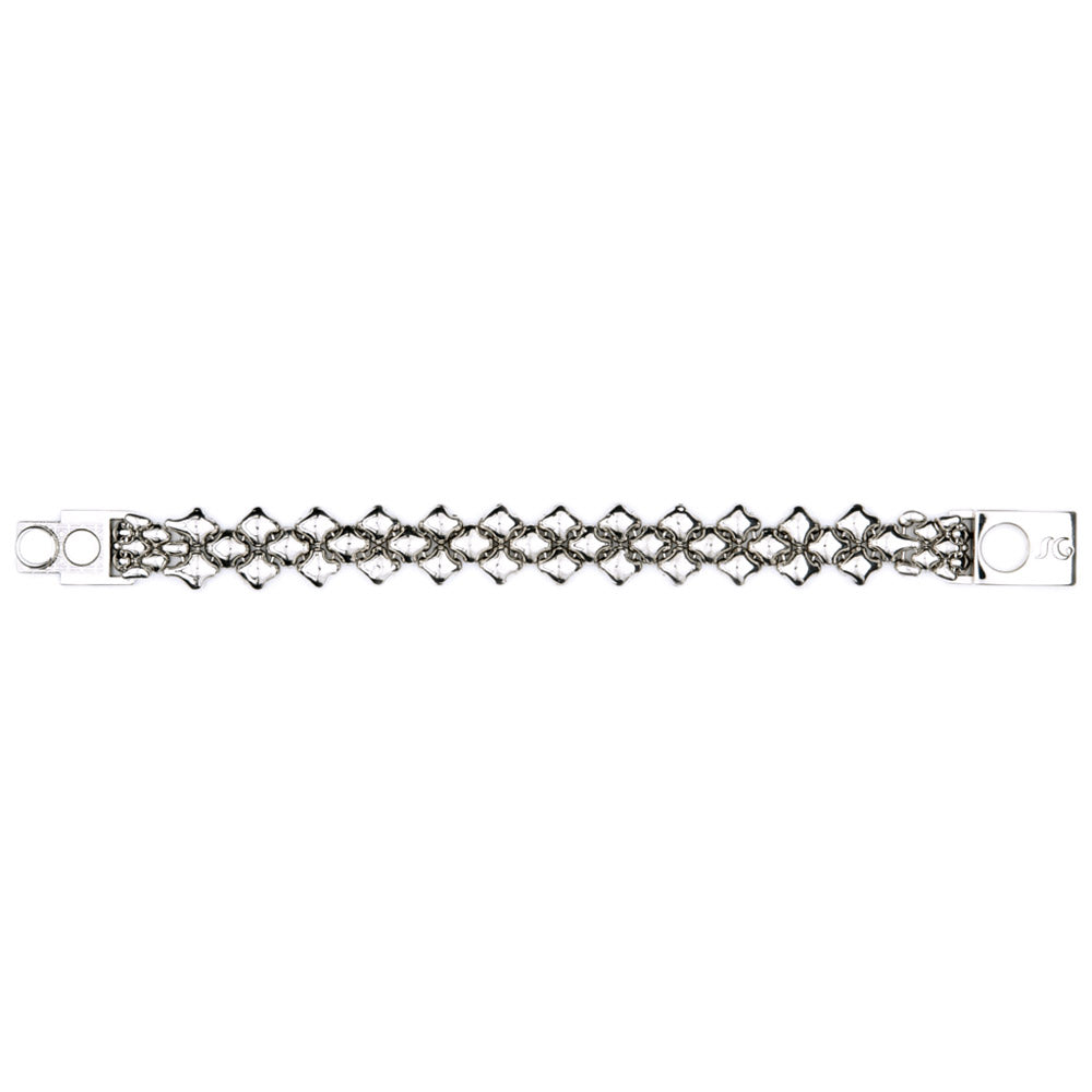 SG Liquid Metal B94-N Chrome Finish Bracelet by Sergio Gutierrez
