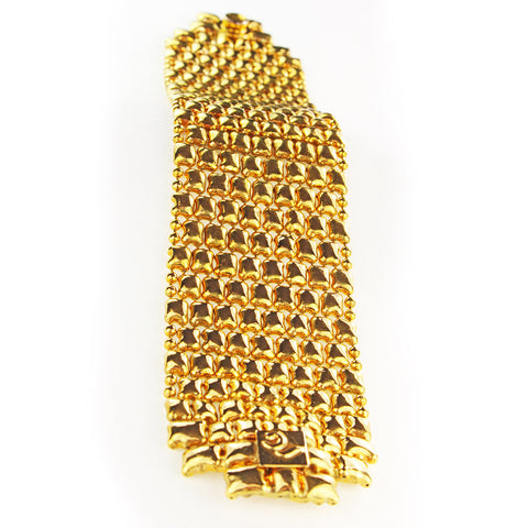SG Liquid Metal BQ2–AG Antique Gold Finish Bracelet by Sergio Gutierrez