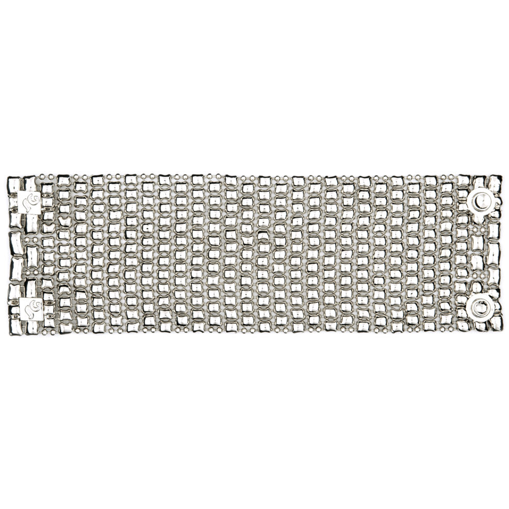 SG Liquid Metal BQ3-AS Antique Silver Bracelet by Sergio Gutierrez