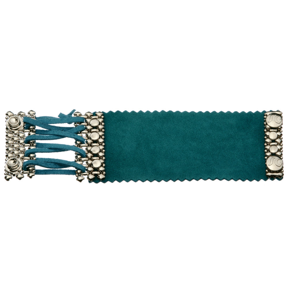 SG Liquid Metal BT15 (Chrome Finish & Leather) Bracelet by Sergio Gutierrez